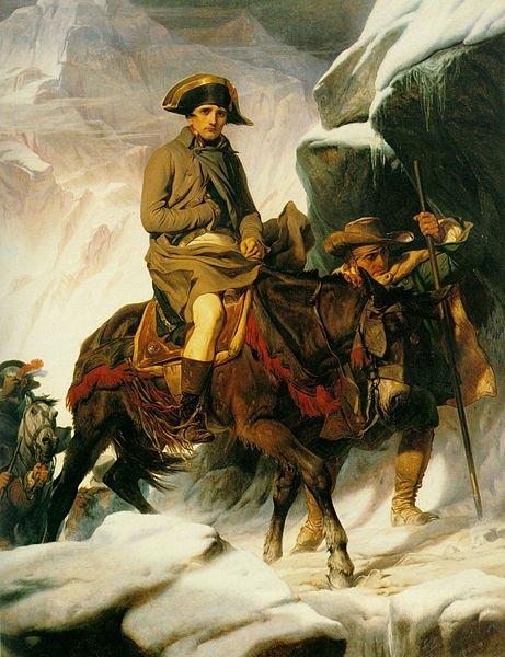 Paul Delaroche Bonaparte franchissant les Alpes oil painting image